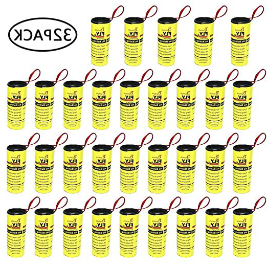 KOBWA 32 Mosca Atrapasueños Ruedas, Trampa Atrapamoscas para Moscas, Atrapa Mosquitera, Fly Control Trap para Mosquitos, Polillas para Interiores o Exteriores - Ecológico 100% No Tóxico