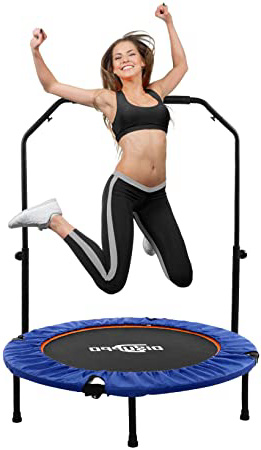 DISUPPO Trampolín Plegable, Mini trampolín