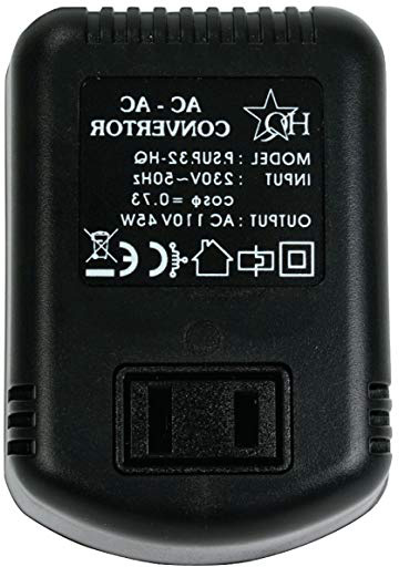 Transformador Conversor de Tensión 230V a 110V 45W HQ P.SUP.32-HQ