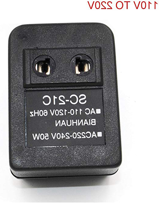 ccsfrgtrh AC 220V a 110V / 110V a 220V Regulador del Transformador del Viaje del Adaptador del convertidor de Voltaje de Corriente alterna 20W