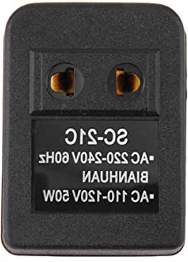 Ndier Cargador de Viaje Adaptador de CA EU US 110 V a UE 220 V Transformador de Voltaje