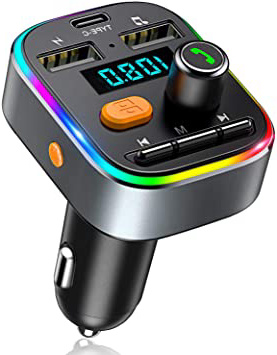 







Bovon Transmisor FM Bluetooth Coche, [Carga Tipo C] [8 LED con Retroiluminación] Manos Libres Bluetooth, Transmisor FM con Sonido de Graves Profundos y 2 Puertos USB, Soporte para Tarjeta U-Disk/TF






