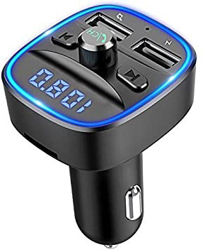 







Cocoda Transmisor FM Bluetooth, [Luz de Anillo Azul] Manos Libres para Coche, Inalámbrico Reproductor MP3 Mechero Coche Adaptador Receptor con Dual USB 5V/2.4A & 1A, Soporte Tarjetas SD + U Disk






