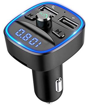 







Cocoda Transmisor FM Bluetooth, [Luz de Anillo Azul] Manos Libres para Coche, Inalámbrico Reproductor MP3 Mechero Coche Adaptador Receptor con Dual USB 5V/2.4A & 1A, Soporte Tarjetas SD + U Disk






