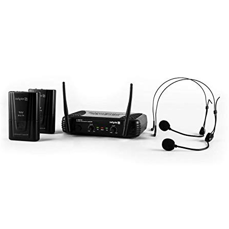 Skytec 179178 - Stwm712h micro inalambrico 2 canales vhf doble cabeza
