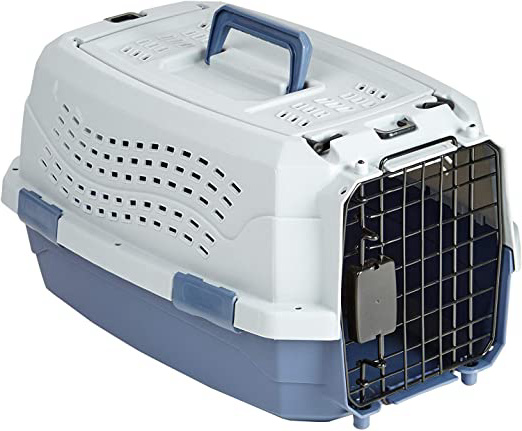 AmazonBasics - Trasportín de 2 puertas con carga superior, 48 cm