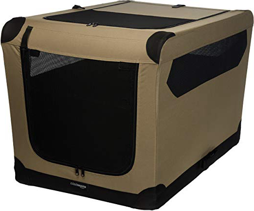 AmazonBasics - Transportín para perros, blando, plegable, 91cm