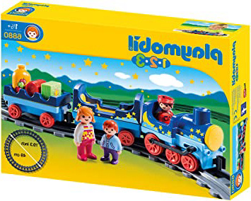 PLAYMOBIL 1.2.3 - 1.2.3 Tren con Vías (6880)