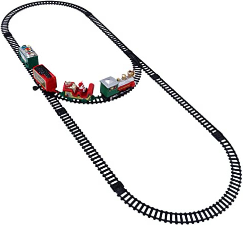 NUOBESTY Navidad Tren Eléctrico Juguete