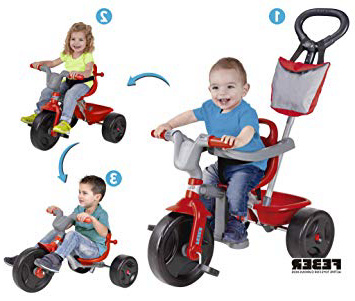 FEBER 800010946 Famosa Evo Trike 3 en 1 Plus -Triciclo