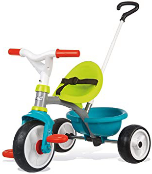 Triciclo Be move azul con volquete y ruedas silenciosas (Smoby 740326)