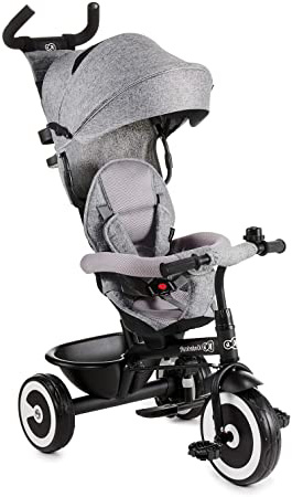 Kinderkraft Triciclo Evolutivo ASTON, Plegable,