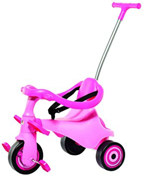 MOLTO- Urban Trike II City Girl Triciclo Infantil 5 en 1, Color Rosa (16218)