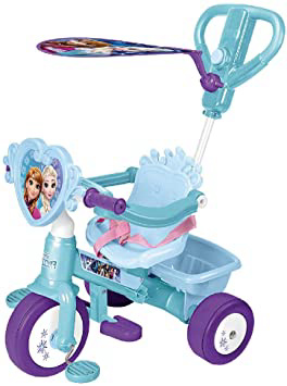 FEBER - Triciclo y cochecito de paseo Frozen (Famosa 800011814)