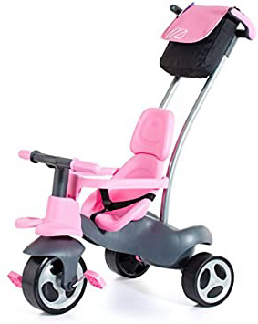 Molto- Urban TrikeSoft Control Triciclo para Niños con 5 Formas de Ensamblar, Color rosa (17201)
