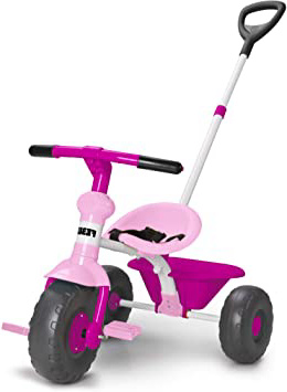FEBER 800012140 Baby Trike Pink - Triciclo Rosa para niños y niñas de 1 a 3 años