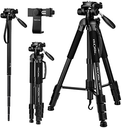 K&F Concept 70”/177cm Trípode Completo