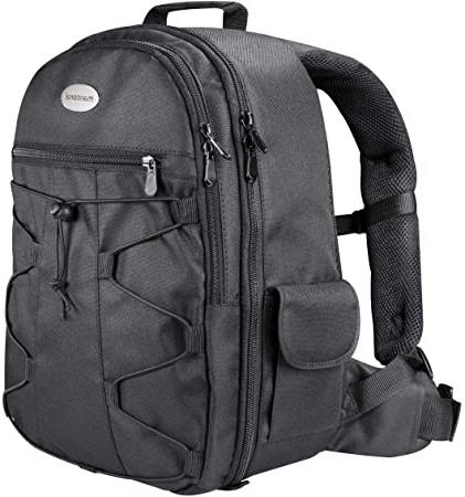 Mantona Azurit - Mochila para cámaras réflex, Color Negro