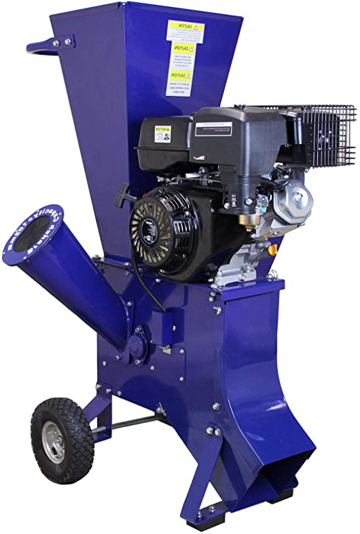 T-Mech - Trituradora de Ramas 15HP Gasolina para Destrucción de Ramas, Ramitas y Hojas para Jardineros Profesionales, Paisajistas y Aficionados