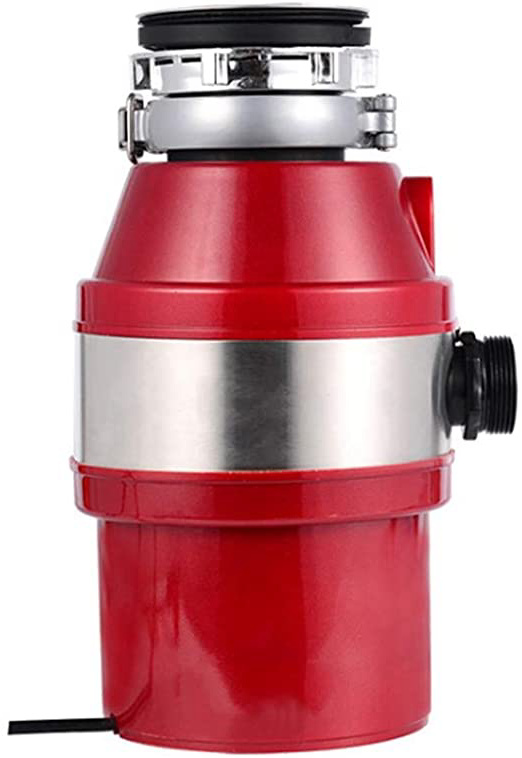 YWSJGH Triturador de Alimentos Totalmente automática, Fregadero de la Cocina del hogar de Basura trituradora, diseño de Seguridad sin aspas Interruptor de Aire Reservado lavavajillas Interfaz, 450W