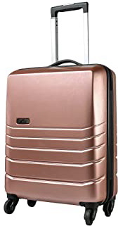Cabin Max Toronto - Maleta de Cabina 55x40x20 con 4 Ruedas de Rotación de 360 Grados Trolley Rígido de ABS Aprobado para Thomson, Etihad, Jet2, EasyJet y Más