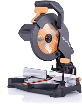 Evolution Power Tools R210CMS Sierra ingletadora fabricada de un compuesto multimaterial, 230 V, 210 mm