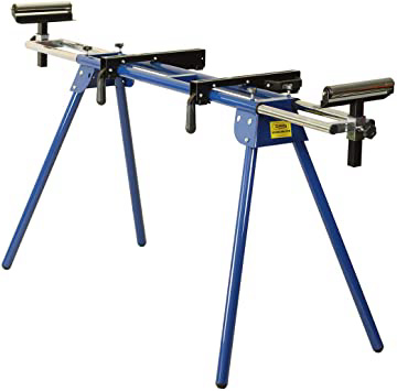 TRONZADORA DE MITRE UNIVERSAL PATA SOPORTE INGLETE DESLIZANTE RODILLOS EXTENSIBLE MESA DE TRABAJO MESA