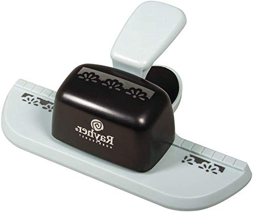RAYHER HOBBY 89757000 - Troqueladora ribeteada, (Adecuado para cartón hasta 200 g/m²), diseño de Margaritas