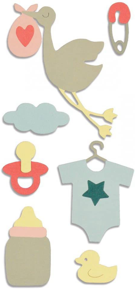 Sizzix Thinlits Troqueles 13PK Bebé recién nacido