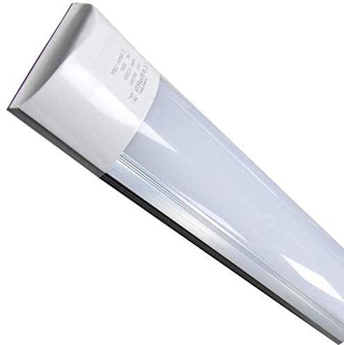 Luminaria LED de Superficie 120 cm, 40w. Color Blanco Frio (6500K). Tubo LED T8. 3300 lumenes. A++