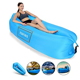 SHENKEY Sofa Hinchable, 2019 Upgrade Anti-Air Leaking Air Sofa con paquete portátil, sofá inflable y silla Air para viajes, Jardín,campamentos, excursiones y fiestas en la playa