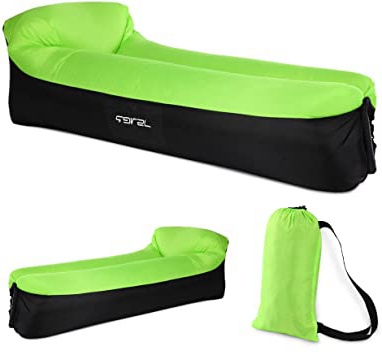 JSVER Sofa Hinchable del Aire del Ocioso de con el Paquete Portable para Viajar, Acampar, Senderismo, Piscina y Partidos de la Playa