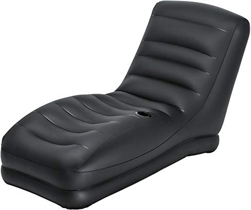 Intex 68595NP - Sillón hinchable aterciopelado 86 x 170 x 94 cm