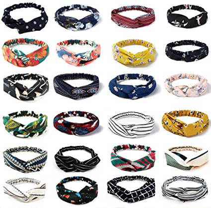 Viccess 24pcs Diademas Mujer Boho