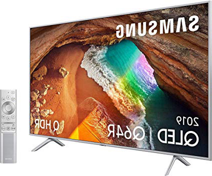 Samsung QLED 4K 2019 65Q64R - Smart TV de 65" con Resolución 4K UHD, Supreme Ultra Dimming, Q HDR, Inteligencia Artificial 4K, Diseño Metalico, Premium One Remote, Apple TV y Compatible con Alexa