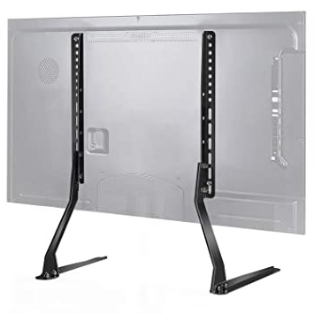 Soporte de TV Universal de Sobremesa para Pantallas Planas de 37 a 70 Pulgadas, Televisores LCD Soporte con Pie de Altura Ajustable Sostiene hasta 50 kg, VESA hasta 600x400mm