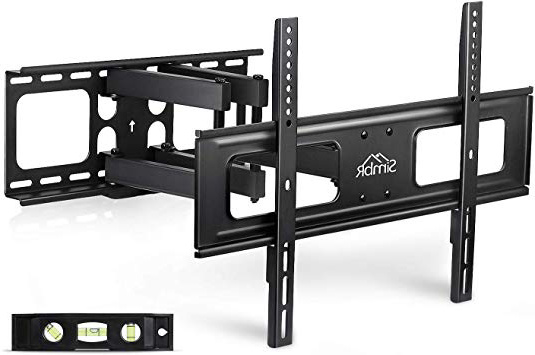 SIMBR Soporte de Pared para TV 32-70" Pantalla LED/LCD/Plasma/Curva Televisión Carga Máxima 60kg VESA Máxima 600×400mm Inclinable y Brazos Giratorios