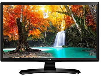 LG 24MT49S-PZ - Monitor TV de 24" (60 cm, Smart TV LED HD, 1366 x 768 Pixels, Modo Cine, Modo Juego), Color Negro Brillante