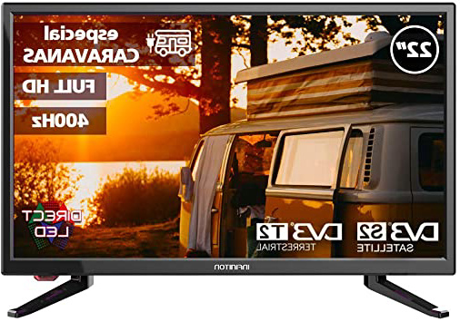 Television LED 22" INFINITON INTV-22M303 Full HD (Especial CARAVANAS (12V Incluido), USB, HDMI, Modo Hotel, Reproductor/Grabador USB)