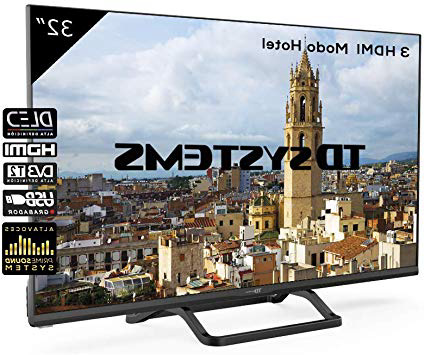 Televisor Led 32 Pulgadas HD, TD Systems K32DLX9H. Resolución 1366 x 768, 3X HDMI, VGA, USB Reproductor y Grabador.