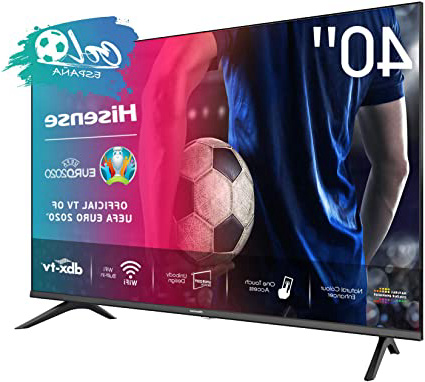 Hisense FHD TV 2020 40AE5500F - Smart TV Resolución Full HD, Natural Color Enhancer, Dolby Audio, Vidaa U 2.5 con IA, HDMI, USB, Salida auriculares