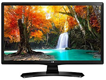 LG 24MT49S-PZ - Monitor TV de 24" (60 cm, Smart TV LED HD, 1366 x 768 Pixels, Modo Cine, Modo Juego), Color Negro Brillante