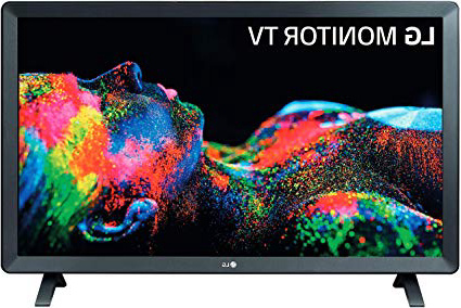 LG 24TL520S-PZ - Monitor Smart TV de 61cm (24") con pantalla LED HD (1366x768, 16:9, DVB-T2/C/S2, WiFi, HbbTV 2.0, Miracast, USB grabador, 10W, 2xHDMI 1.4, 2xUSB 2.0, Auriculares, Óptica) Color Negro