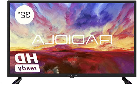 Televisor Led 32 Pulgadas HD, Radiola LD32100K. Resolución 1366 x 768, 3X HDMI, VGA, TDT2, Reproductor y Grabador USB, Color Negro