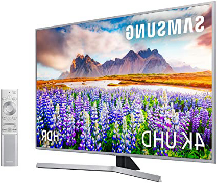 Samsung 43RU7475 2019 - Smart TV 4K UHD de 43", Wide Viewing Angle, HDR (HDR10+), Procesador 4K, Diseño Metálico, Premium One Remote, Apple TV y compatible con Alexa