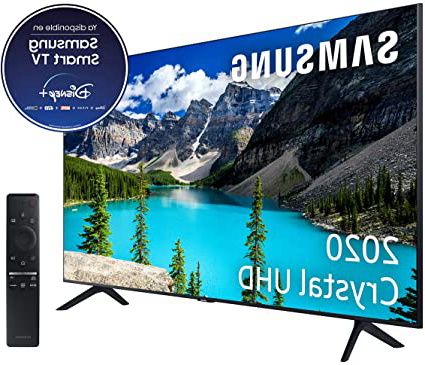 Samsung Crystal UHD 2020 55TU8005 - Smart TV de 55" con Resolución 4K, HDR 10+, Crystal Display, Procesador 4K, PurColor, Sonido Inteligente, One Remote Control y Asistentes de Voz Integrados