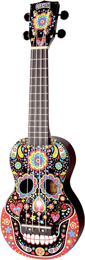 Mahalo Ukuleles Art Series, para diestros, Soprano (MA1SK bk).
