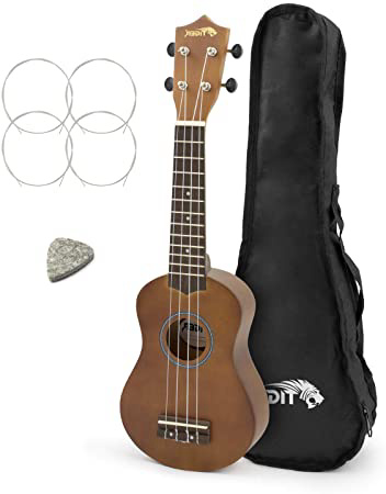 







Tiger UKE12-NT - Ukelele soprano para principiantes con funda, color natural






