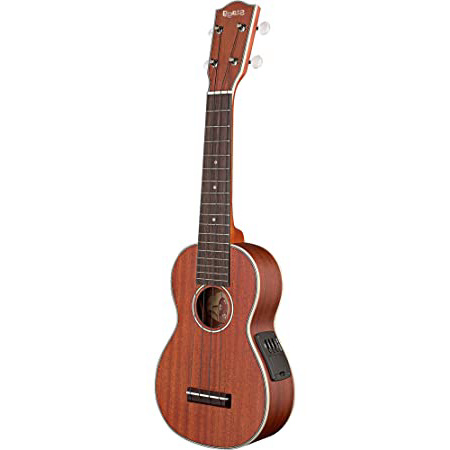 Stagg US80SE - Ukelele electroacústico soprano de madera de caoba