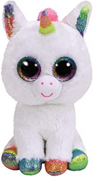 TY Beanie Boos Pixy-Unicornio Blanco